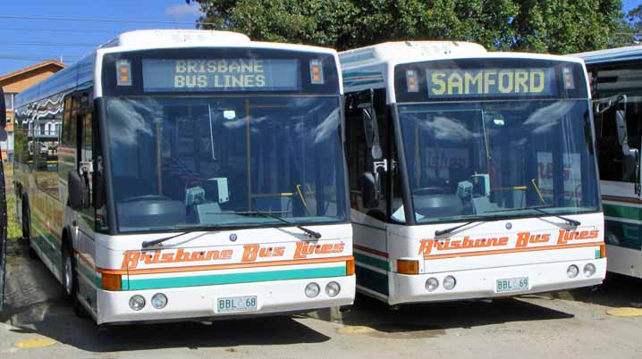 Brisbane Bus Lines Mercedes O405NH Bustech 68 & 69